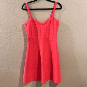 Bebe Size L Bodycon Bandage Cocktail Dress